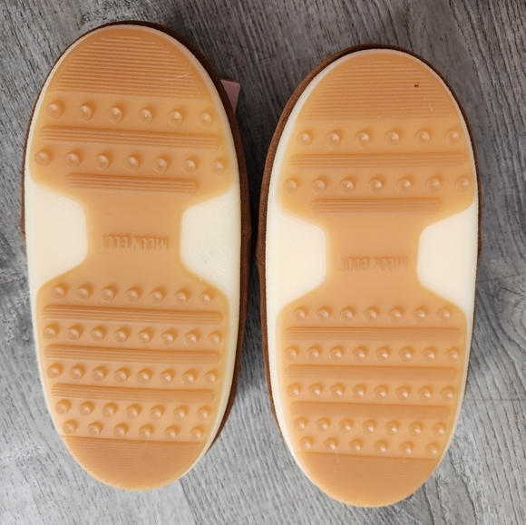 NWT Moon Boot Elastic Back Slip On Puffy Sandals Brown Sz 9.5/10 W - Picture 8 of 8